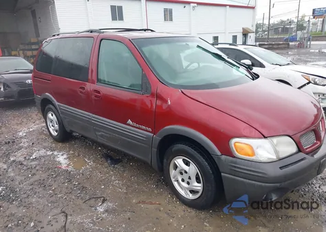 2000 Pontiac Montana N16 from USA, damaged, VIN 1GMDU03E6YD308013